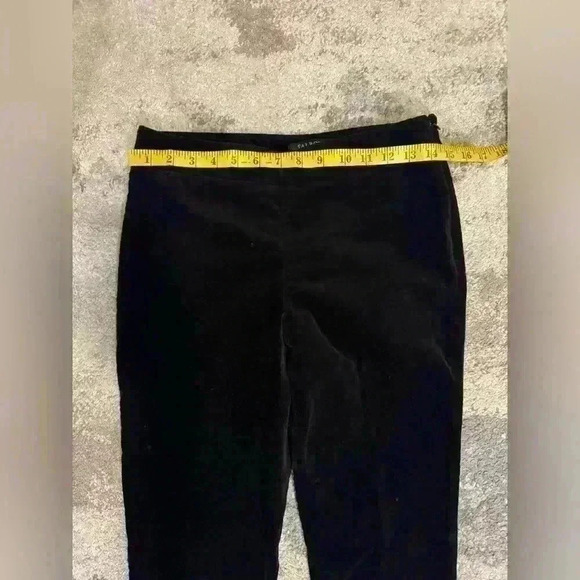 Women’s Black Velvet Talbots Pants - Picture 5 of 8